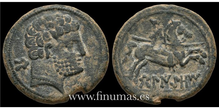 BELIKION AS Belchite Zaragoza 120-200  a.C.