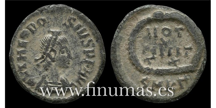 TEODOSIO 1/2 CENTENIONAL  379-395 d.C.