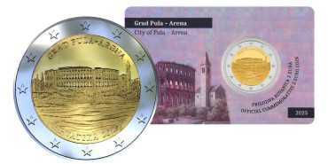 2 EURO COMMEMORATIVE CROATIA 2025 "PULA ARENA" COINS