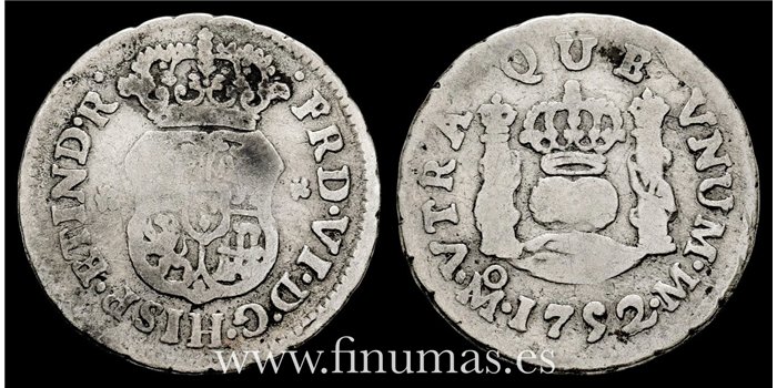 Cy09493.- FERNANDO VI - 1/2 Real 1752 Mexico - RC