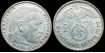 ALEMANIA - III REICH - K-093 - 2 Reichmark 1937 -MBC - Plata
