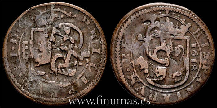 Cy04164.-  FELIPE III - 8 Maravedís 1618 Segovia - BC