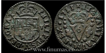 Cy07545.-  FELIPE V - Seiseno 1711 Valencia - MBC