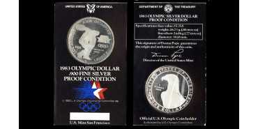 ESTADOS UNIDOS - K-209 - 1 DOLAR 1983 S. PROOF SET