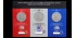 UNITED STATES - K-209 - 3 x 1 DOLLAR 1983 S, P and D. SILVER