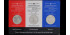 UNITED STATES - K-209 - 3 x 1 DOLLAR 1983 S, P and D. SILVER
