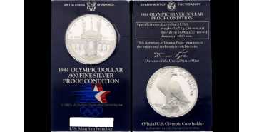 ESTADOS UNIDOS - K-210P - 1 DOLAR 1984 S. PROOF SET