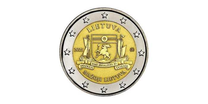 2 EUROS CONMEMORATIVOS LITUANIA 2025 "MINOR"
