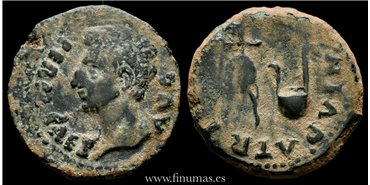 COLONIA PATRICIA (CORDOBA) SEMIS AUGUSTO 27-14 a.C