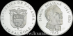 PANAMA - K-031 - 20 BALBOAS 1973. SIMON BOLIVAR. PROOF - PLATA