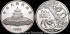 CHINA - K-0273.- 50 YUAN 1990 PANDA. 5 Oz. PLATA - PROOF