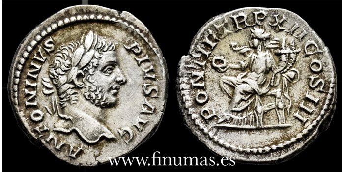 CARACALLA DENARIO 209 d.C ROMA