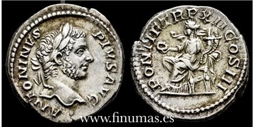 CARACALLA DENARIO 209 d.C ROMA