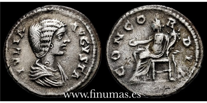JULIA DOMNA DENARIO 196-202 d.C. ROMA