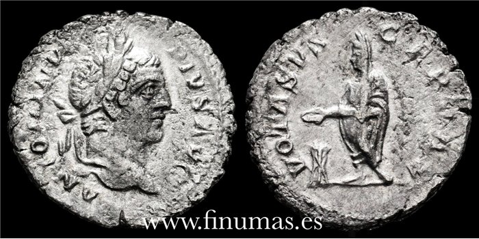 CARACALLA DENARIO FORRADO 206-2010 d.C ROMA