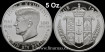 copy of NIUE - K-006 50 Dólar, 1987. Plata - Proof