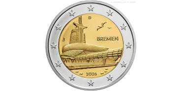 2 EUROS CONMEMORATIVOS ALEMANIA 2026 "BREMEN"