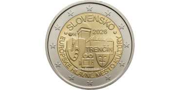 2 EUROS CONMEMORATIVOS ESLOVAKIA 2026 "TRENCIN"