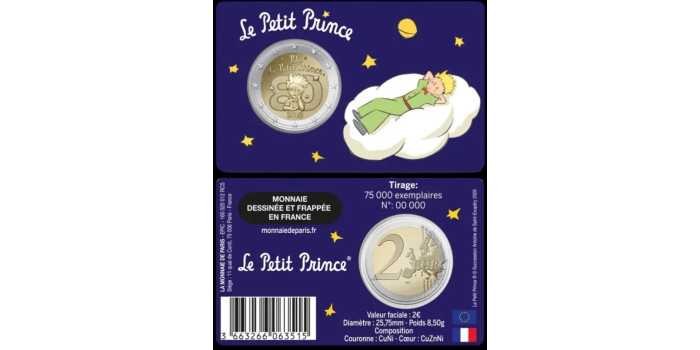 2 EUROS CONMEMORATIVOS FRANCIA 2026  "PRINCIPITO"