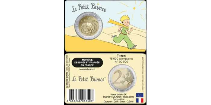 2 EUROS CONMEMORATIVOS FRANCIA 2026  "PRINCIPITO"