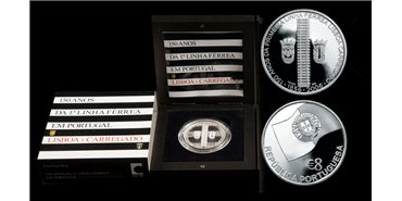 PORTUGAL K-778A.- 8 EUROS 2006 LINEA FERREA. 1 Oz. PLATA - PROOF