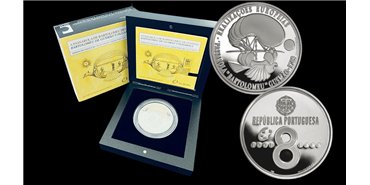 PORTUGAL K-822A.- 8 EUROS 2007 PASSAROLA. 1 Oz. PLATA - PROOF