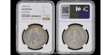 ESTADOS UNIDOS K-110NGC - DOLLAR MORGAN 1892 O. NGC AU DETAILS