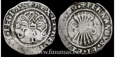 Cy02457 -REYES CATOLICOS 1/2 REAL N.D. SEVILLA. NO MARKS