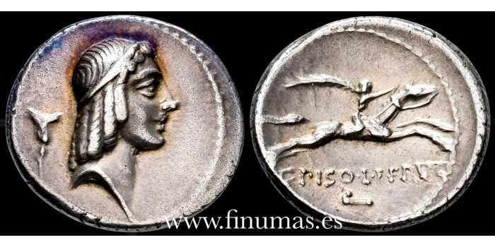 REPUBLICA - CALPURNIA DENARIO 67 a.C.