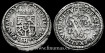 Cy07811F.- FELIPE V - 1 Real 1707 Segovia Y. Variante. MBC+.  Plata