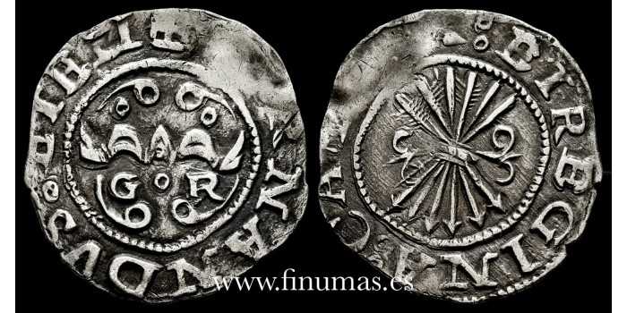 copy of Cy02457 -REYES CATOLICOS 1/2 REAL N.D. SEVILLA. NO MARKS