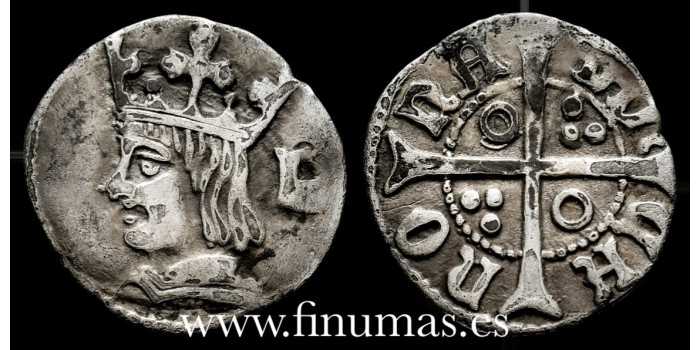 FERNANDO II of ARAGON 1479/1516 - 1/4 de Croat. SILVER