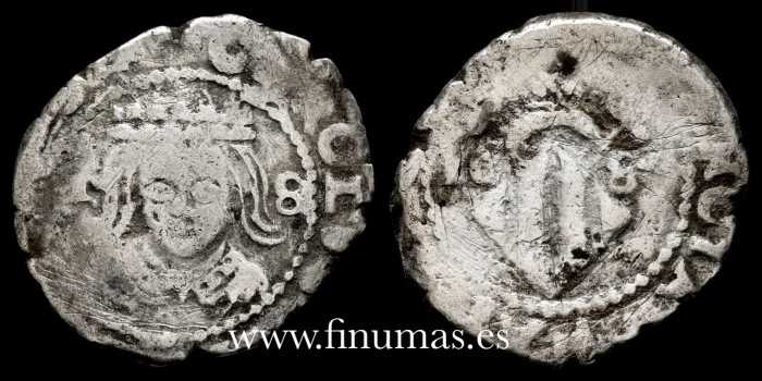 copy of Cy06735.- CARLOS II 1 REAL 1669 POTOSI . MBC