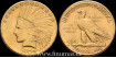 EE.UU  K-130.- 10 DOLLAR 1909 S INDIAN HEAD. MBC+ - ORO