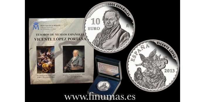 2013 TESOROS MUSEOS VICENTE LOPEZ - SUEÑO. PROOF - PLATA