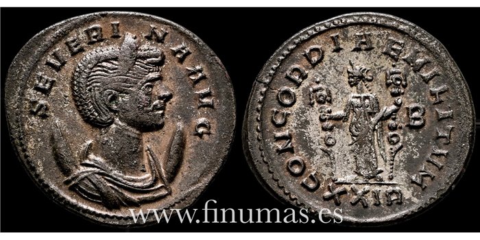SEVERINA 270-75  d.C. Antoniniano - Concordia Militun- Ceca: Roma -SC