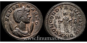 SEVERINA 270-75  d.C. Antoniniano - Concordia Militun- Ceca: Roma -SC