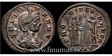SEVERINA 270-75  d.C. Antoniniano - Providen Deor- Ceca Ticinium: - EBC