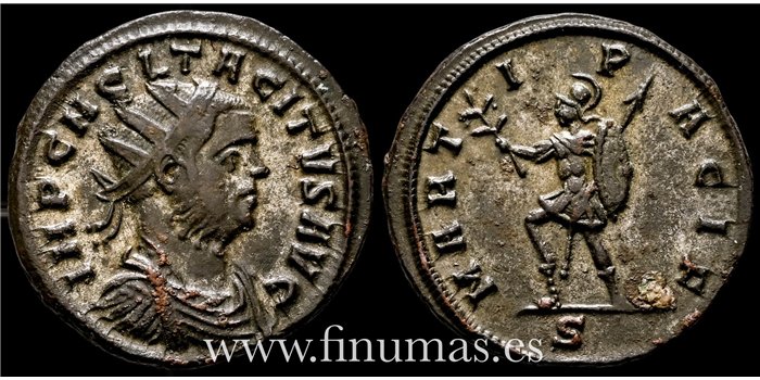 Tacito 275-76  d.C. Antoniniano - Marti Pacif- Ceca : Ticinium - EBC