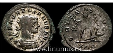 Aureliano 270-75. d.C. Antoniniano -Oriens Avg.- Ceca : Roma - EBC