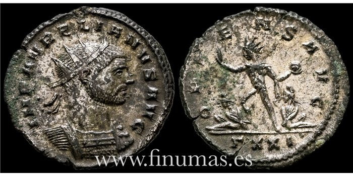 Aureliano 270-75. d.C. Antoniniano -Oriens Avg.- Ceca : Roma - EBC