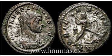 Aureliano 270-75. d.C. Antoniniano -Oriens Avg.- Ceca : Roma - EBC