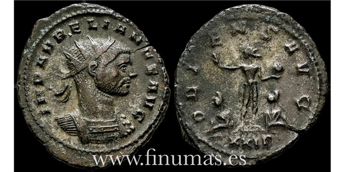 Aureliano 270-75. d.C. Antoniniano -Oriens Avg.- Ceca : Roma - MBC