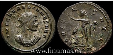 Aureliano 270-75. d.C. Antoniniano -Oriens Avg.- Ceca : Cicico - EBC