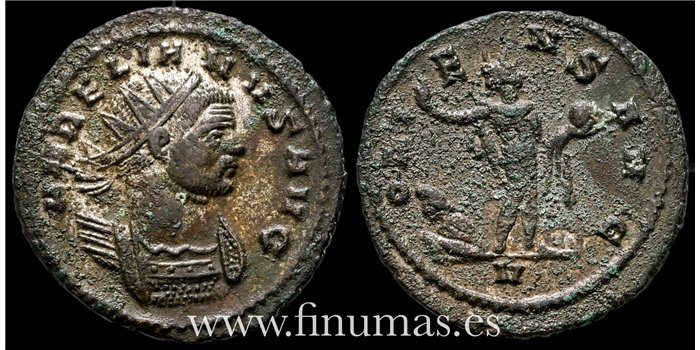 Aureliano 270-75. d.C. Antoniniano -Oriens Avg.- Ceca : Siscia- EBC