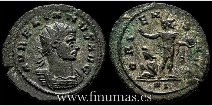 Aureliano 270-75. d.C. Antoniniano -Oriens Avg.- Ceca : Siscia- EBC