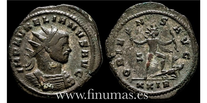 Aureliano 270-75. d.C. Antoniniano -Oriens Avg.- Ceca : Roma - EBC