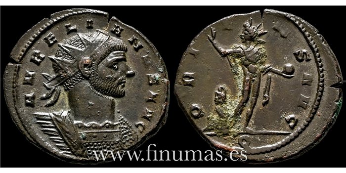 Aureliano 270-75. d.C. Antoniniano -Oriens Avg.- Ceca : Milan - EBC