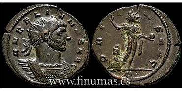 Aureliano 270-75. d.C. Antoniniano -Oriens Avg.- Ceca : Milan - EBC