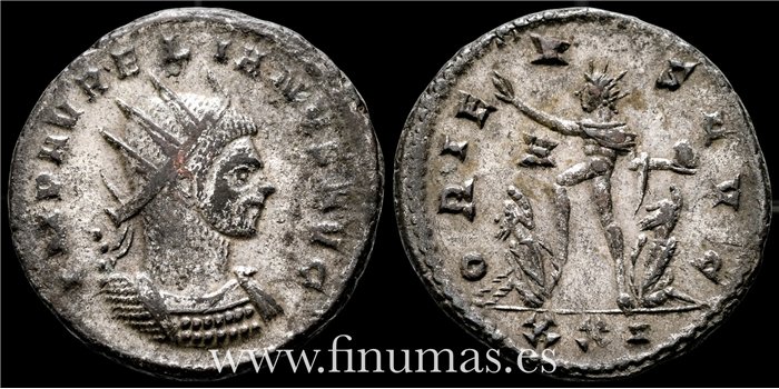 Aureliano 270-75. d.C. Antoniniano -Oriens Avg.- Ceca : Siscia- EBC